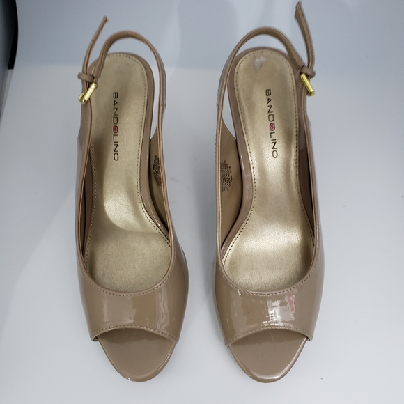 💥Nude Open Toe Bandolino Pumps - Picture 3 of 8